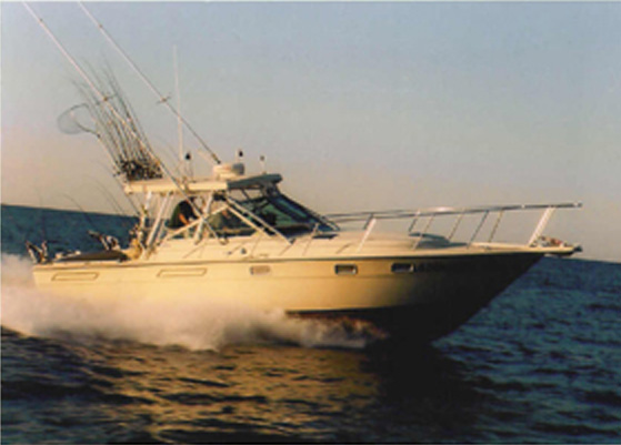 Lake Erie Charter Boat in action