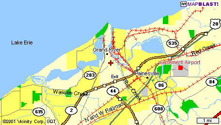 Map of Port Clinton