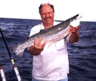 Man holding steelhead